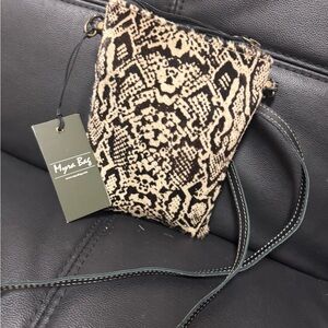 Myra Bag Black and Tan Crossbody